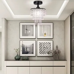 Most Selling Modern <b>Crystal</b> Hanging Chandelier <b>Light</b> for Living Room Luxury <b>LED</b> <b>Ceiling</b> Fixture Home Decor Available for Sale - Product Image 4