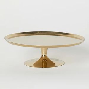 Luxury Gold Aluminium Cake Stand Round Pedestal Dessert Display Plate Wedding Birthday Party Table Centerpiece Wedding - Product Image 3