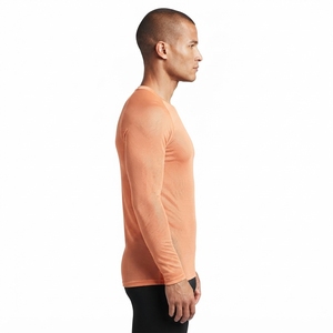 Camiseta Deportiva de Compresión de Manga Larga para Hombre, Personalizada, de Secado Rápido, Spandex/Poliéster, para Entrenamiento, Venta al Por Mayor - Product Image 2