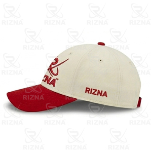 Gorra de Béisbol RIZNA de Sarga Vaquera, 6 Paneles, Ajustable, Unisex, Casual, Vintage, Lavada, con Logotipo 3D Bordado Frontal, Azul, Algodón, Metal, Cuatro - Product Image 3