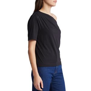 Camiseta de un Solo Hombro de Nuevo Diseño para Mujer, Camisetas de un Solo Hombro Hechas a Medida al por Mayor, Camisetas Blancas de Moda Urbana para Mujer - Product Image 3