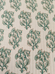 Light Blue Modern Reversible Cotton Leopard Print Quilted <b>Thin</b> Customizable Machine Washable Round/Square/Oval Placemat <b>Dining</b> - Product Image 3