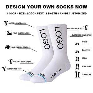 Chaussettes Athlétiques Tricotées de Haute Qualité avec Logo Personnalisé, Semelle Éponge Standard, Manchette Anti-Odeur et Antibactérienne pour l'Automne - Product Image 4