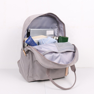Wholesale Casual Denim Fashion <b>Waterproof</b> <b>Backpack</b> with Zipper Closure Customizable for Middle & High <b>School</b> Students - Product Image 2