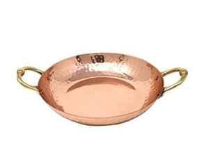 Olla de Cobre Martillado con Tapa y Asas de Latón, Olla de Cobre Hecha a Mano, Utensilios de Cocina Tradicionales, Olla para Sopa y Guisos - Product Image 2