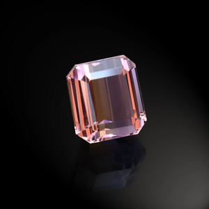 Ametrina AAA+ de 12.80x14.20mm, octágono facetado, ametrina bicolor natural, piedra preciosa semipreciosa suelta, corte Ascher, para joyería. - Product Image 2