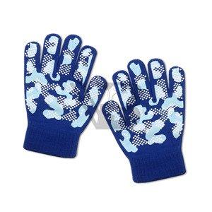 OEM Winter Adult Full Finger Knitted Fleece Thick Children Jacquard Warm <b>Gloves</b> Woman Hand Mittens - Product Image 3