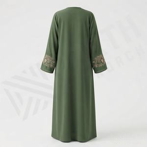 Venta al por Mayor de Ropa Islámica, Abaya Larga, Kaftán, Vestidos Musulmanes para Mujer, Diseños de Abayas, Colores Personalizados - Product Image 2
