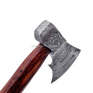 Hache de fendeur avec manche en bois, tête en acier forgé, outil de fendeur d'arbres de qualité industrielle - Product Image 4