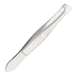 Pinzas de Acero Inoxidable para Cejas, Punta Inclinada de Precisión, Herramienta Profesional para Depilar y Arreglar el Cabello - Product Image 1