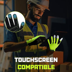 Gants mécaniques antidérapants en gros, gants de sécurité confortables pour l'atelier et le travail industriel, de haute qualité - Product Image 5