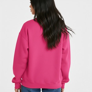 Sudadera Extra Grande para Mujer, Personalizada, con Capucha, de Felpa de Algodón Grueso, con Logotipo Bordado en la Parte Delantera - Product Image 5