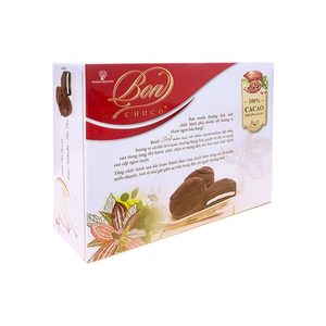 BON COCOA Malvaviscos Cubiertos de Chocolate 336g, Galleta Suave con Relleno Cremoso, Dulce, en Caja/Bolsa, Vietnam OEM QS, Calidad Premium - Product Image 4
