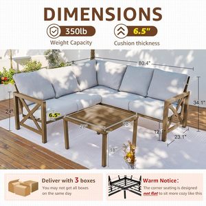Bulk Order Marketing <b>Patio</b> Furniture <b>Set</b> Modern Outdoor Design For Landscaping And Commercial Garden Projects - Product Image 5