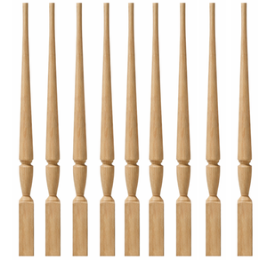 Eco-Friendly Custom Size Solid Hard Maple Baluster Handrail Interior Decor Traditional Design Home Renovation - Product Image 1