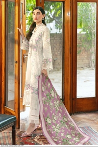 Conjunto de Túnica Elegante de Ropa India y Pakistaní de Primera Calidad, Bordada a Mano con Estampado Digital en el Dupatta, Mangas Elegantes - Product Image 2