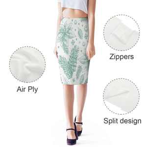 Pacific Island Pattern Design Tapa Printed <b>Womens</b> <b>Skirts</b> Midi Knee Length <b>Skirt</b> Office Formal Business <b>Pencil</b> <b>Skirts</b> - Product Image 6