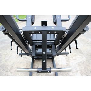 Gamba regolabile professionale pressa Hack Squat Machine Home Gym sistema lineare cuscinetto per tutta la parte inferiore del corpo di allenamento di stoccaggio del peso - Product Image 4