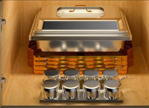 Recipiente para calentar comida tipo buffet rectangular de acero inoxidable de 9.5 Qt con calidad de restaurante al mejor precio - Product Image 4