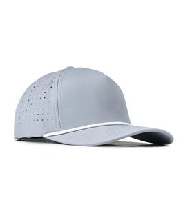Casquettes de golf pour hommes à 5 panneaux avec broderie personnalisée de qualité supérieure, casquette de baseball à fermeture snapback, respirante, logo personnalisé de haute qualité - Product Image 3