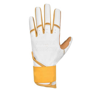 Gants de frappeur de baseball durables à manchette longue en cuir de mouton, options personnalisables, design professionnel, haute qualité, légers - Product Image 2