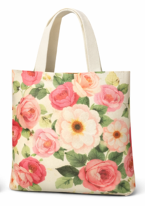 Sac fourre-tout promotionnel personnalisé en coton épais 100% de haute qualité, réutilisable, avec logo personnalisé, motif lettres, grand sac fourre-tout en toile imprimé - Product Image 3