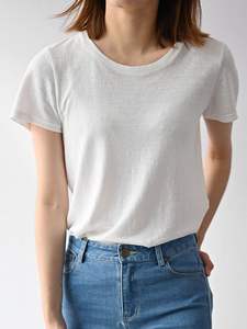 T-shirt court à manches courtes, style tendance, design optimal, personnalisable avec logo, confortable pour femme. - Product Image 2