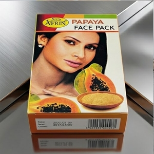 Afrin Papaya <b>Face</b> Pack for Glowing Skin Natural Herbal <b>Tan</b> Removal Facial Cleanser Pack for Men and Women Organic 100g Pack - Product Image 4