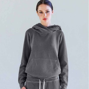 Custom <b>Women's</b> Winter Eco-Friendly 100% Cotton Tracksuit <b>Set</b> | Hooded Two Piece Sportswear | Lightweight Breathable Quick Dry - Product Image 2
