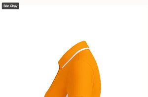 Women's <b>Polo</b> Shirt <b>Orange</b> Custom Uniform - Product Image 2