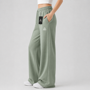 Wholesale Affordable Price Baggy Fit Side Panels Streetwear Sweatpants Winter Wear Hip Hop Style Lightweight Trousers for Women - Product Image 3