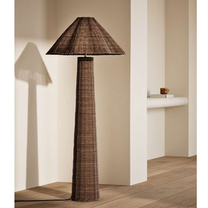 Lampes sur pied au prix direct usine pour la décoration du salon, lampe sur pied créative vintage en rotin, OEM accepté, vente en gros depuis le Vietnam - Product Image 6