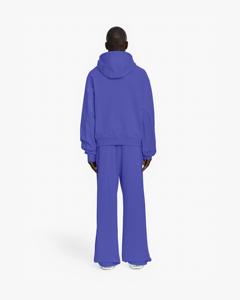 Nueva Sudadera con Capucha y Cierre para Hombre, en Tela Resistente, Color Morado, 100% Algodón Felpa, Ecológica, Informal, para Invierno - Product Image 4