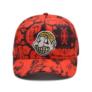 Casquette de baseball unisexe à 5 panneaux en polyester/coton avec logo brodé 3D personnalisé, ajustable avec fermeture snapback pour - Product Image 4