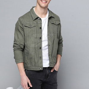 Factory Made New Arrival Long Sleeve Men Plain Jeans <b>Jacket</b> Custom Design <b>Cheap</b> Price Wholesale Men <b>Winter</b> <b>Jacket</b> - Product Image 3
