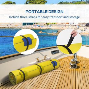 Tappetino Galleggiante Portatile in PVC per Piscina e Mare - Materassino Resistente per Intrattenimento - Product Image 6