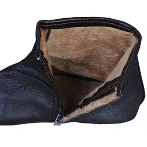 Chaussettes en cuir OEM, cuir véritable, hiver, usage domestique, antibactériennes, personnalisées, haute qualité, vente en gros - Product Image 2