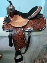 SILLAS DE MONTAR WESTERN SUPERIOR TRADERZ de Cuero Acolchado de Alta Calidad con Sensación de Equilibrio al Montar - Product Image 3