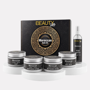 Kit de soin du visage et du corps marocain Beauty Palm en gros, eau de rose biologique, soin anti-âge, traitement des rides, 5 en 1 - Product Image 1