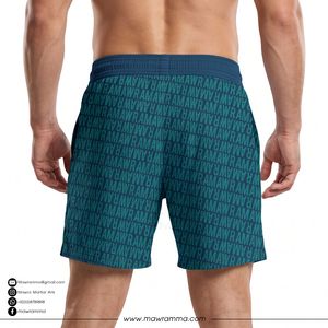 Malura <b>Men's</b> Board Shorts Quick Dry Print Swim <b>Trunks</b> With Pockets Drawstring Waist Casual Shorts <b>For</b> Unisex - Product Image 2