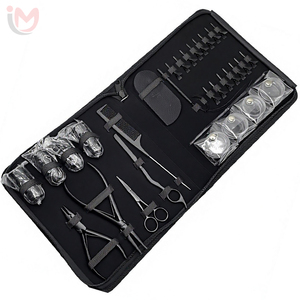 Kit de Herramientas para Extensiones de Cabello: Alicates para Cinta Adhesiva, Aguja Curva para Pelucas, Clips de Seccionamiento y Peinado, Accesorios para Separar el Cabello - Product Image 3