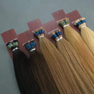 Extensions de cheveux humains vierges à 100% en vrac, provenant de cheveux asiatiques slaves, sans synthétique, cheveux d'un seul donneur - Product Image 1