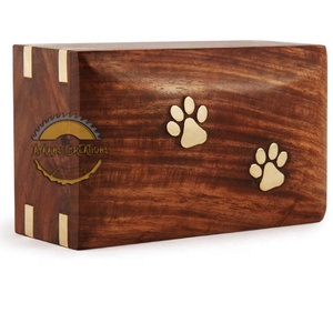 Venta caliente profesional de calidad superior urna de madera cenizas de perro adulto-enterramiento-cremación urnas perro agencias de viajes por AYAANS - Product Image 1