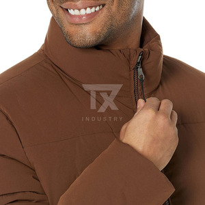 High-Quality <b>Men's</b> Down Puffer <b>Jacket</b> for Outdoor Winter Comfort Customizable <b>Long</b>-Size - Product Image 6