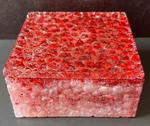 Caja de Joyería Ecológica de Resina Texturizada y Madera, Hecha a Mano, para Guardar Recuerdos, Decoración Elegante para el Hogar, Varios Colores - Product Image 1