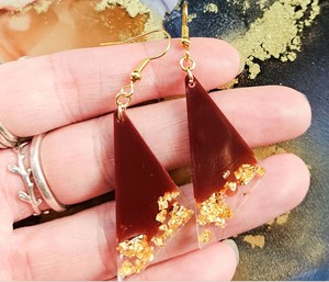 Boucles d'oreilles créoles de créateur de qualité supérieure pour femmes et filles résine acrylique colorée Style minimaliste classique cadeau de bijoux de mode Premium - Product Image 1