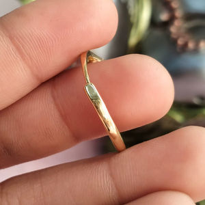 Anillo Abierto de Perla de Agua Dulce, Anillo Ajustable para Dedo, Joyería de Perla Chapada en Oro, Talla Única, Anillo Redimensionable - Product Image 4