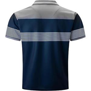 Kivotech – T-shirt de golf personnalisé de haute qualité avec logo, col rigide, séchage rapide, coupe classique, motif uni, en coton tricoté - Product Image 4