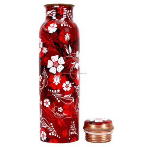 Botella de Cobre Premium con Diseño Elegante y Beneficios Ayurvédicos para la Hidratación Diaria, Botella para el Gimnasio - Product Image 3