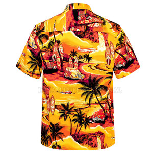 Camisas Hawaianas Personalizadas al por Mayor para Hombre, Camisas Hawaianas de Manga Corta, Camisas Hawaianas Sostenibles - Product Image 2